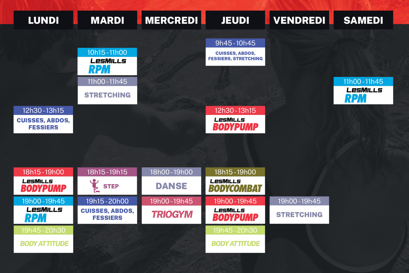 Formules abonnement salle de sport parthenay